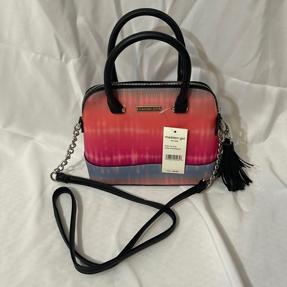 Madden girl pink die purse